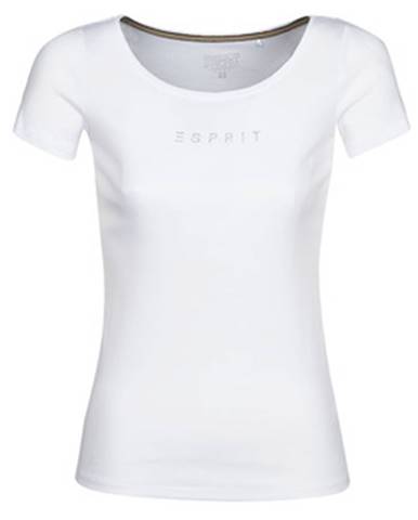 Tričká s krátkym rukávom Esprit  T-SHIRTS LOGO