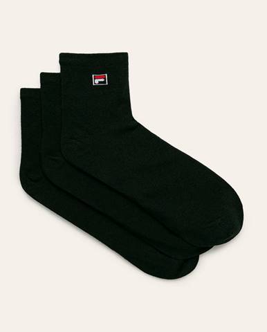Ponožky Fila (3-pak) pánske, čierna farba