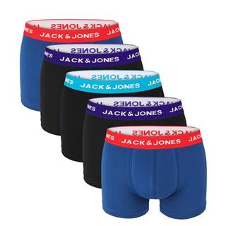 JACK & JONES - 5PACK color boxerky z organickej bavlny-M (81-86 cm)