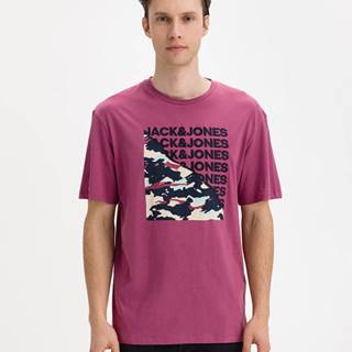 Jack & Jones Cameron Tričko Ružová Fialová