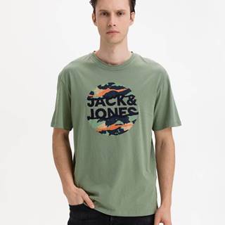 Jack & Jones Cameron Tričko Zelená Šedá