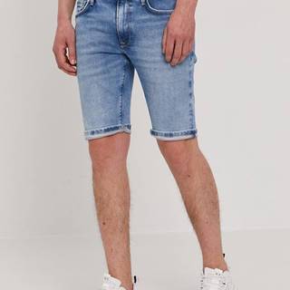 Rifľové krátke nohavice Pepe Jeans Stanley pánske