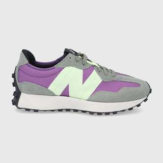 Topánky New Balance MS327TC fialová farba