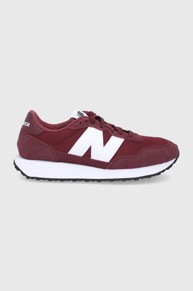 Topánky New Balance MS237CF hnedá farba