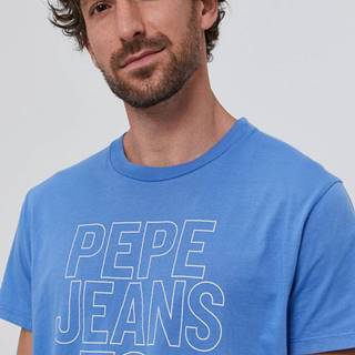 Tričko Pepe Jeans SKYLER pánske, s potlačou