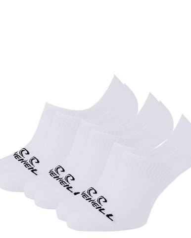O'NEILL - 3PACK neviditeľné biele ponožky -35-38