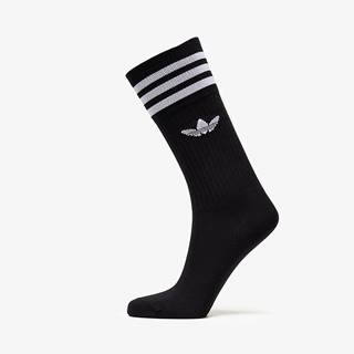 adidas Solid Crew Sock 3 Pack Black/ White