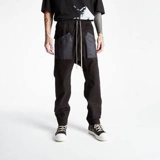 Rick Owens Cargo Drawstring Long Pants Black