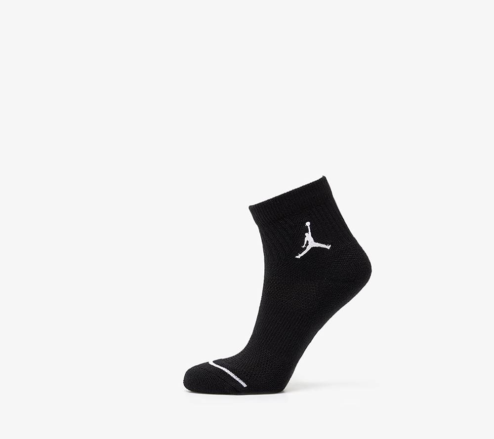 Jordan Everyday Max 3 Pair Ankle Socks Black/ Black/ Black