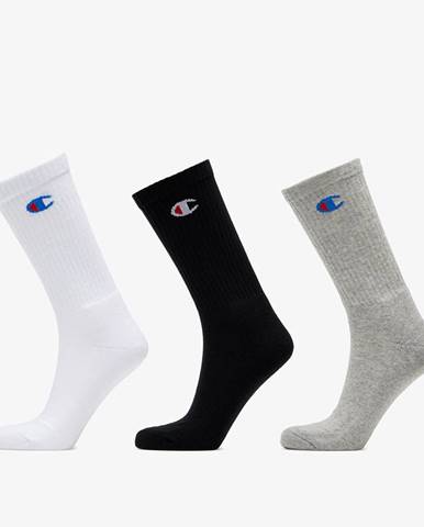 Champion 3 Pack Socks Black/ White/ Grey