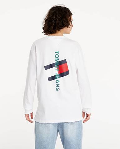 Tommy Jeans Vertical Logo Tee White