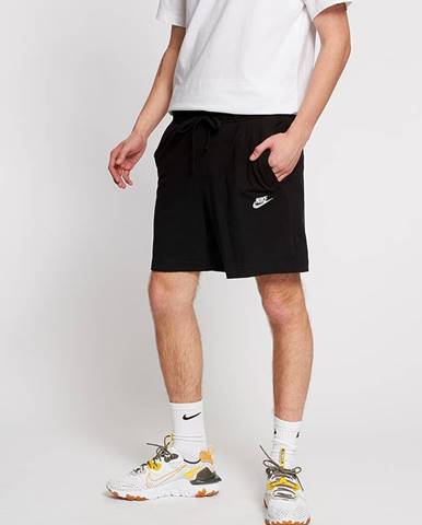 Nike Sportswear Club Jersey Shorts Black/ White