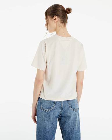 Tommy Jeans Crop New York City TEE Sugarcane