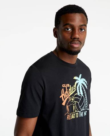 adidas Vacay Rdy Relax To The Max Tee Black