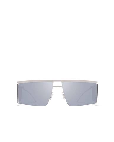 MYKITA x Helmut Lang Soft Grey Sides Sunglasses Silver Flash