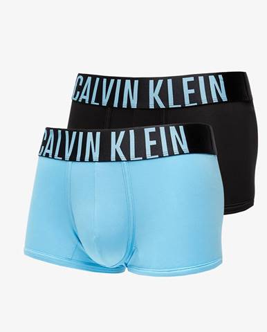 Calvin Klein Low Rise Trunks 2 Pack Black/ Blue