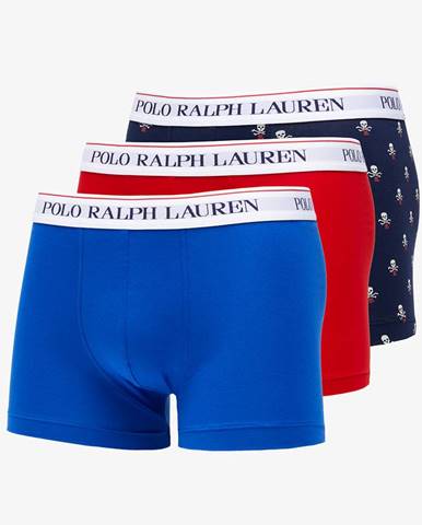 Ralph Lauren Classics 3 Pack Trunks Red/ Navy