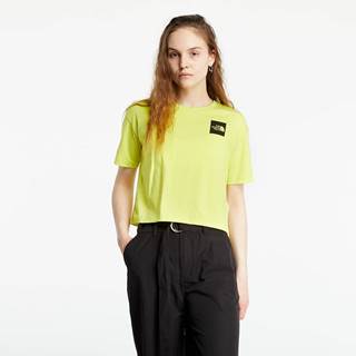 The North Face W Cropped Fine Tee Sulphr Green