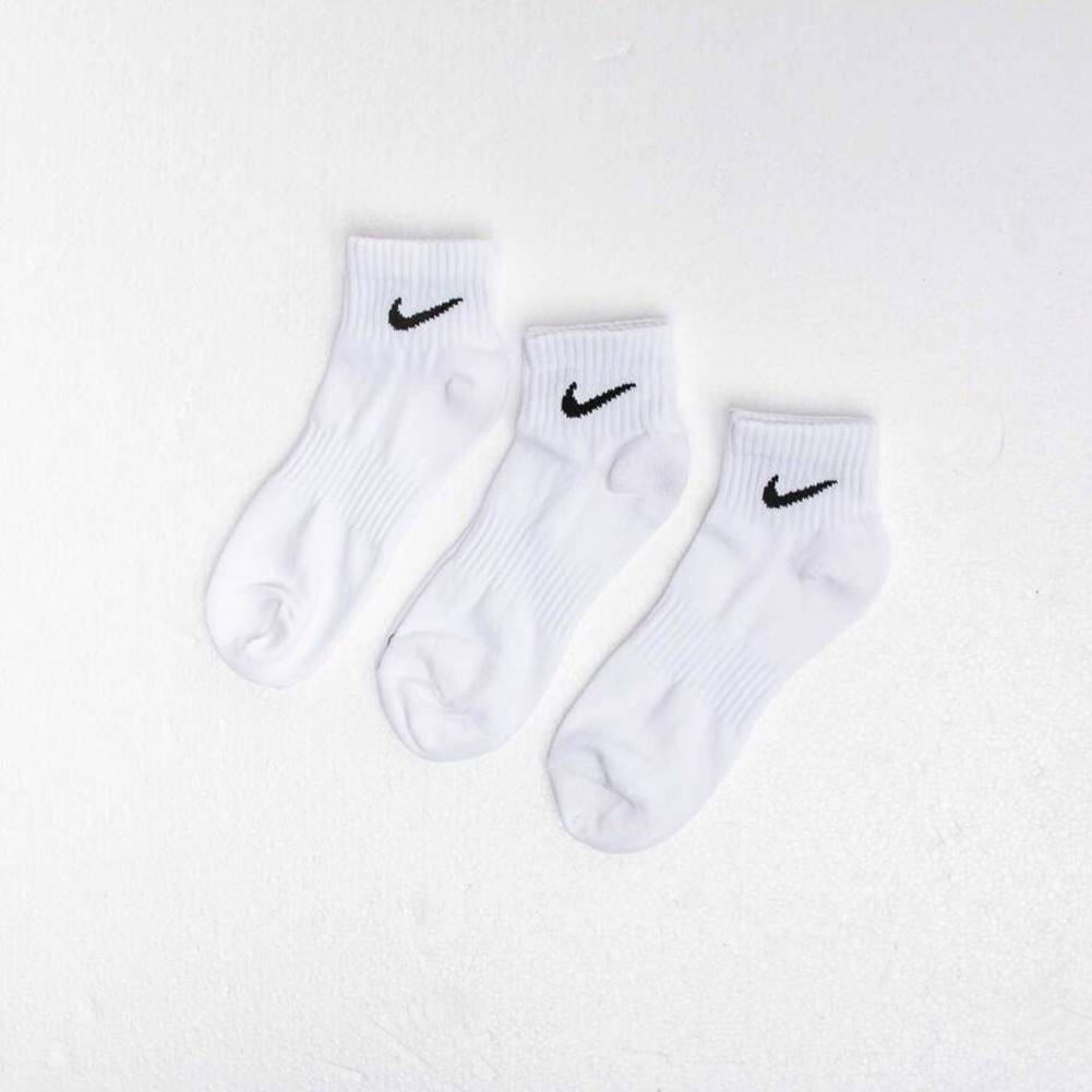 Nike Everyday Lightweight Ankle Socks 3 Pack White