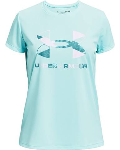 Under Armour Y Tech Graphic Big Logo SS Tee Blue
