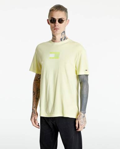 Tommy Jeans Tonal Flag Tee Faded Lime
