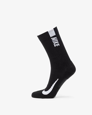 Nike Multiplier Crew Sock (2 Pairs) Black/ White