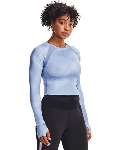 Under Armour Run Anywhere Cropped Ls Blue