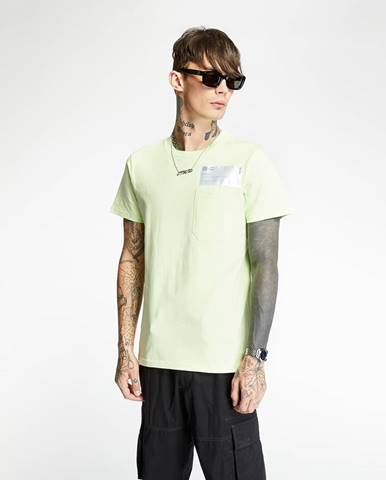 Helmut Lang Patch Logo Pocket Tee Electric Yellow
