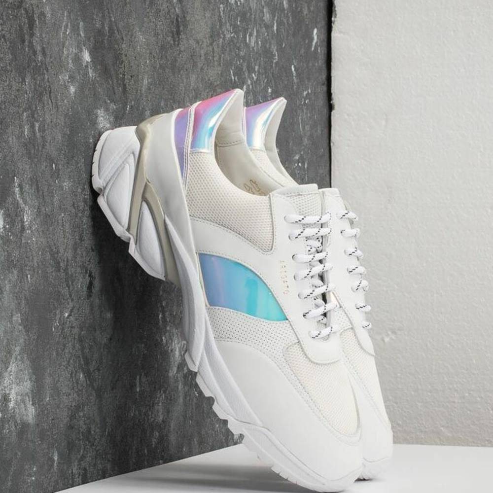 AXEL ARIGATO Tech Runner Leather/ Canvas White