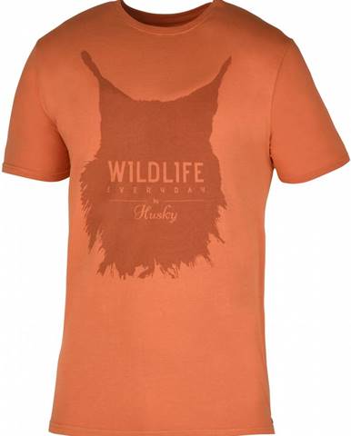 Husky  Lynx M tm. oranžová, L Pánske tričko