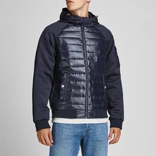 Tmavomodrá prešívaná bunda Jack & Jones Gilli