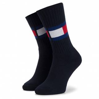 TOMMY HILFIGER - navy ponožky s logom-43-46