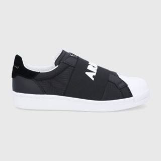 Topánky Armani Exchange čierna farba