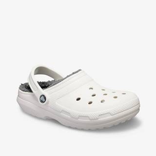 Biele unisex šľapky Crocs