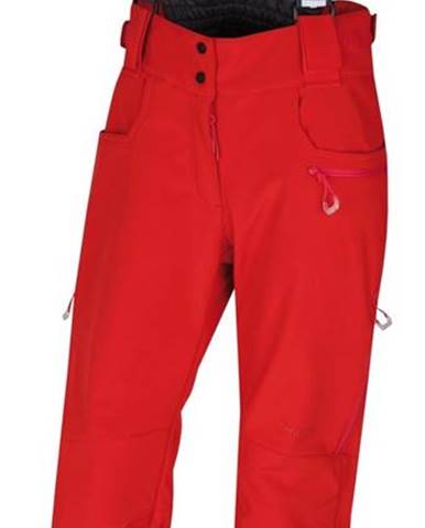 Galti L jemná červená, L Dámske lyžiarske nohavice