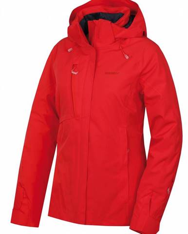 Gonzal L jemne červená, XL Dámska hardshell plnená bunda