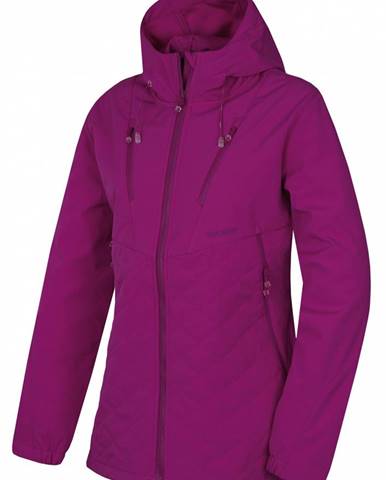 Salex L tm. neonová purpurová, XL Dámska softshell bunda