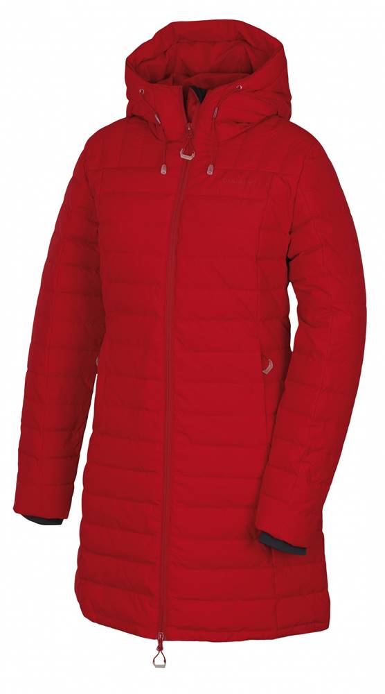 Daili L červená, XL Dámsky perový kabátik