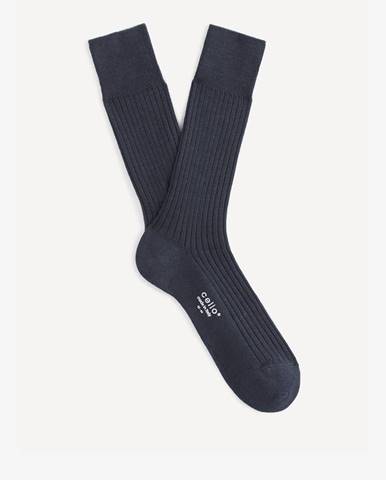Tmavomodré vlnené ponožky Celio Jiumerinos