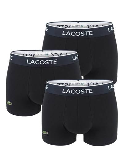 LACOSTE -  ultra comfortable stretch cotton black boxerky-M (83 - 89 cm)
