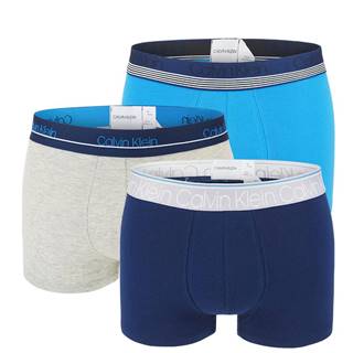 CALVIN KLEIN - 3PACK highlighted blue waistband boxerky - special limited edition-L (91-96 cm)