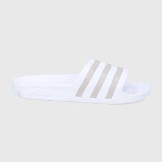 Šľapky adidas EF1730 pánske, biela farba