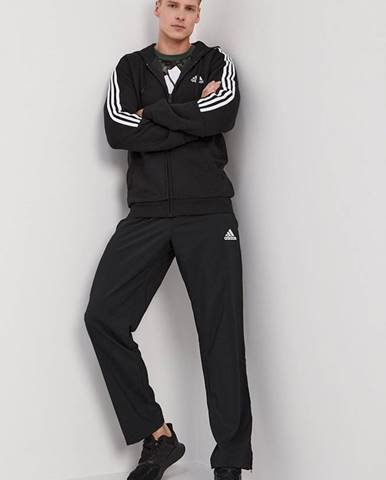 Nohavice adidas GK9249 pánske, čierna farba, jednofarebné