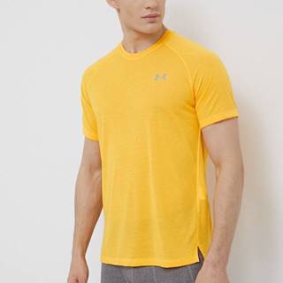 Bežecké tričko Under Armour Streaker žltá farba, jednofarebné