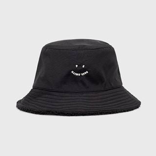 Obojstranný klobúk Paul Smith čierna farba