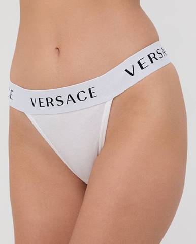 Tangá Versace biela farba