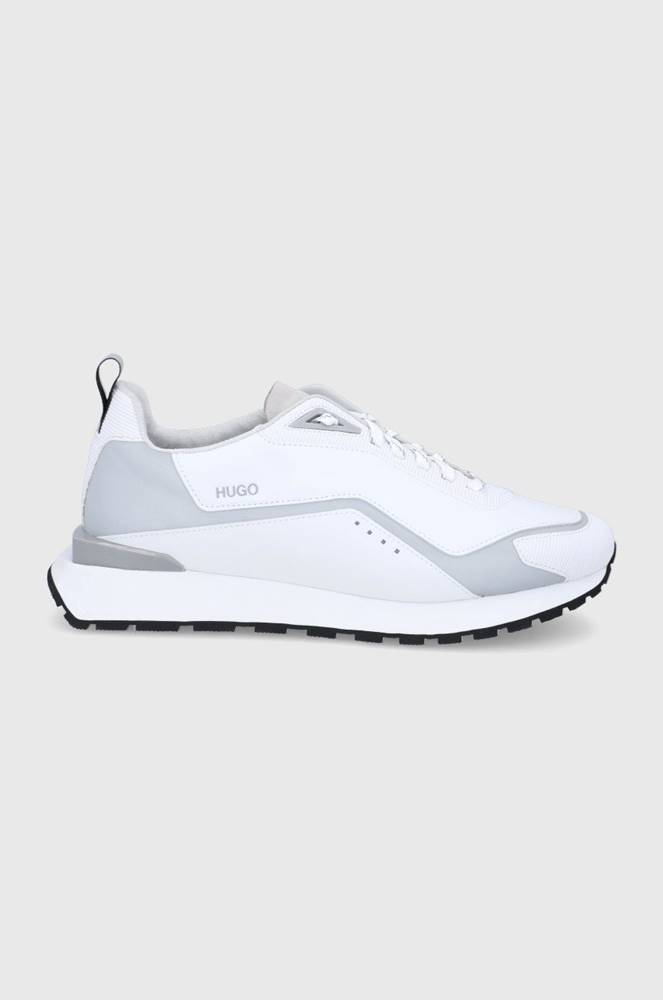 Topánky Hugo biela farba