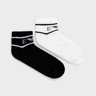 Ponožky Emporio Armani Underwear (2-pack) pánske, biela farba