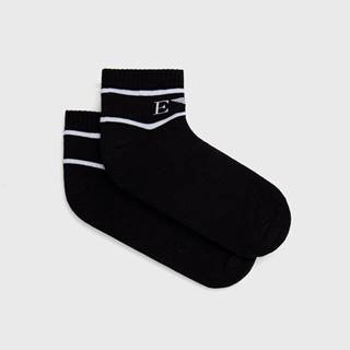 Ponožky Emporio Armani Underwear (2-pack) pánske, čierna farba