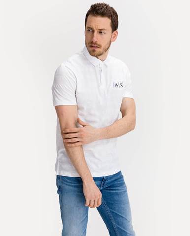 Armani Exchange Polo tričko Biela
